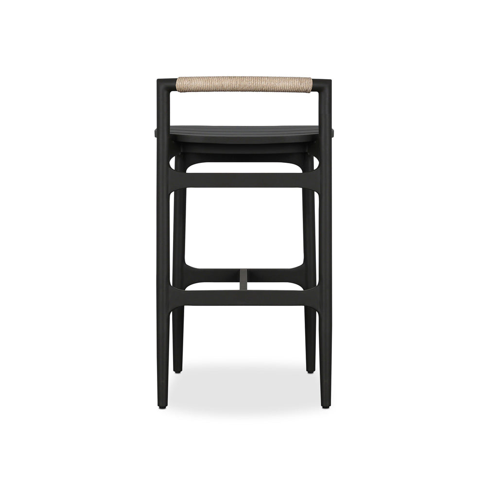 Baden Outdoor Bar and Counter Stool with Metal Base