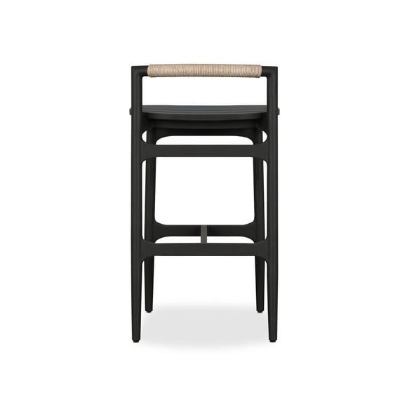 Baden Outdoor Bar and Counter Stool with Metal Base