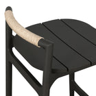 Baden Outdoor Bar and Counter Stool with Metal Base