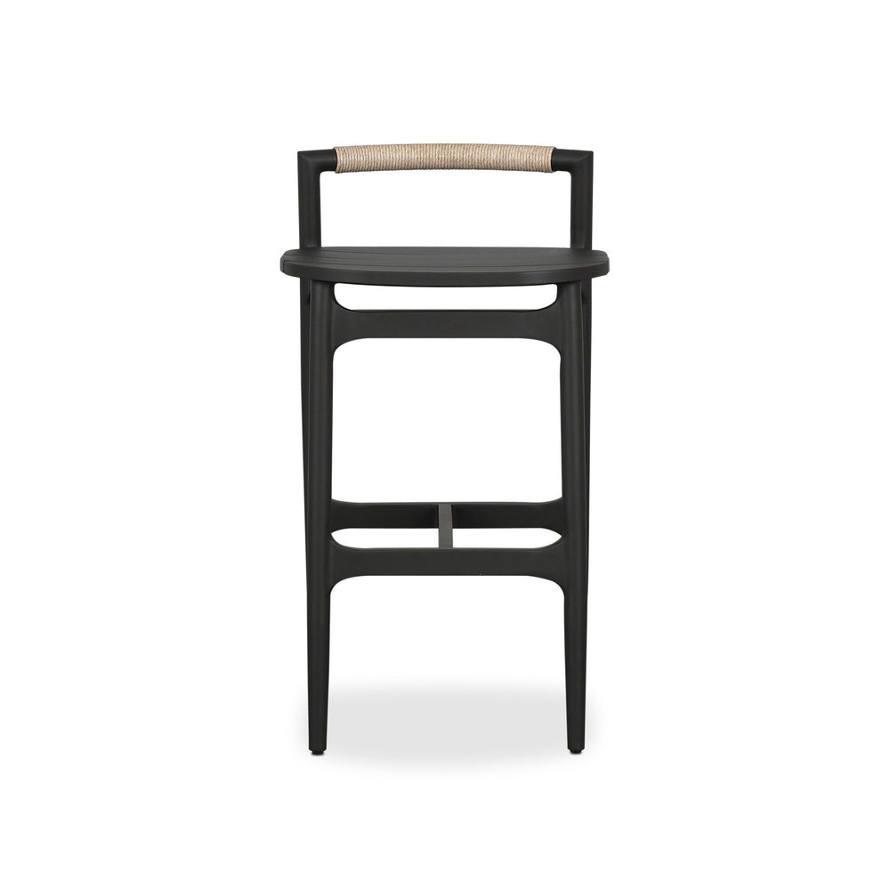 Baden Outdoor Bar and Counter Stool with Metal Base