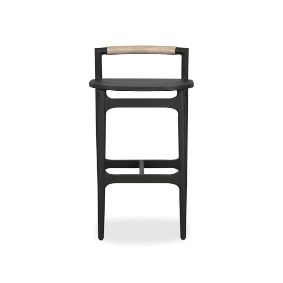 Baden Outdoor Bar and Counter Stool with Metal Base