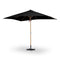 Baska Outdoor Rectangular Umbrella  option Arashi Black