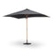 Baska Outdoor Rectangular Umbrella  option Arashi Graphite
