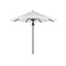 Baska Outdoor Round Umbrella  option Arashi Salt / Bronze Stainless Steel