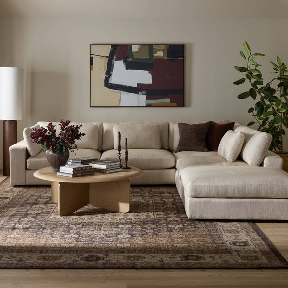 Bloor 4-Piece Sectional with Ottoman