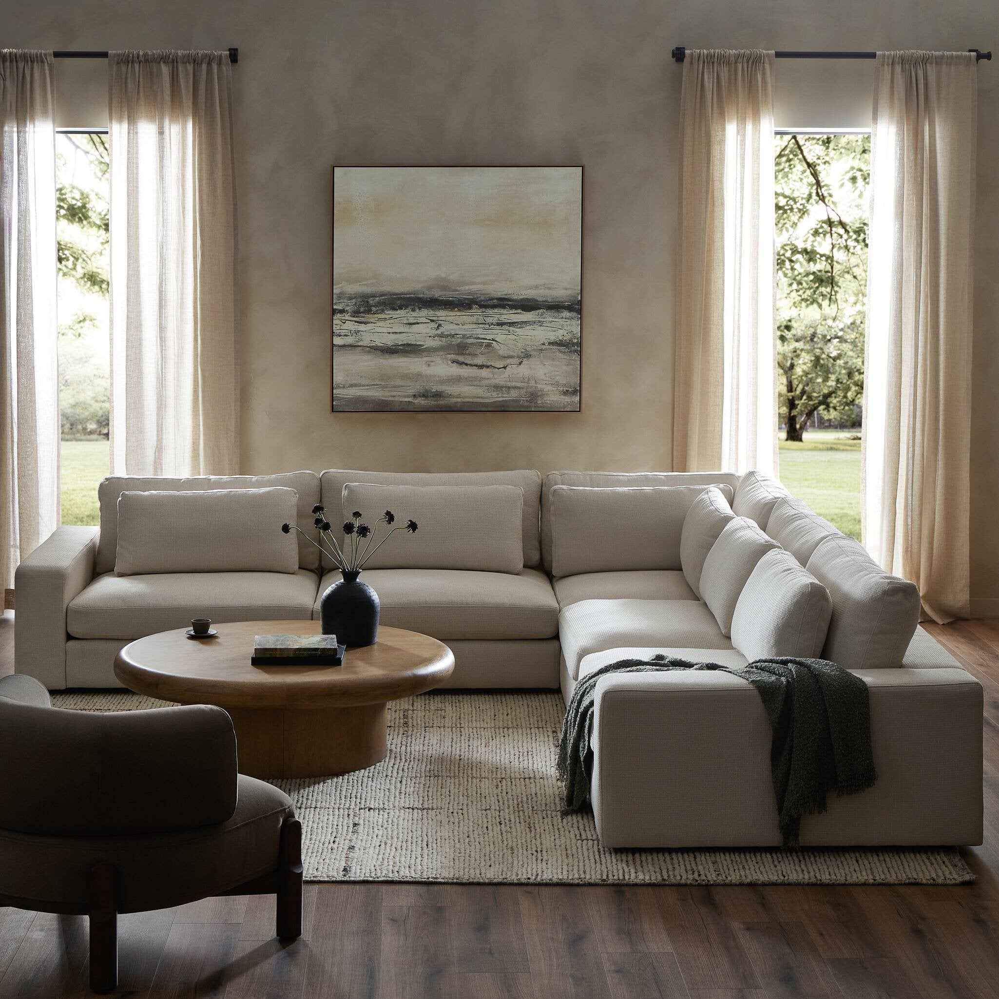 Four Hands Bloor 5-Piece Sectional - 2Modern