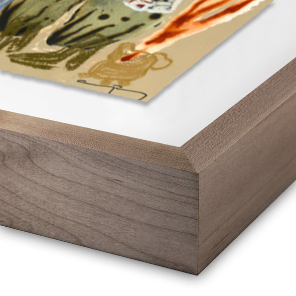 Blue Eyed Snake Woman by Caroline Pinney Wall Art