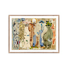 Blue Eyed Snake Woman by Caroline Pinney Wall Art