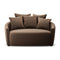 Chloe Media Lounger  option Crypton Henry Coffee