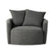 Chloe Swivel Chair  option Gibson Smoke