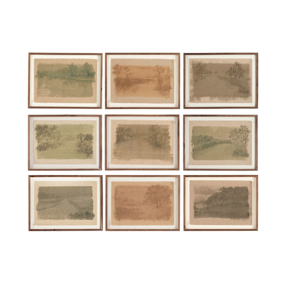 Daughters of The Water Wall Art (Set of 9)