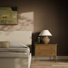 Dobby Stripe Grasscloth by FH Art Studio Wallpaper