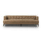 Dylan Sofa  option Palermo Drift Leather / Sienna Brown