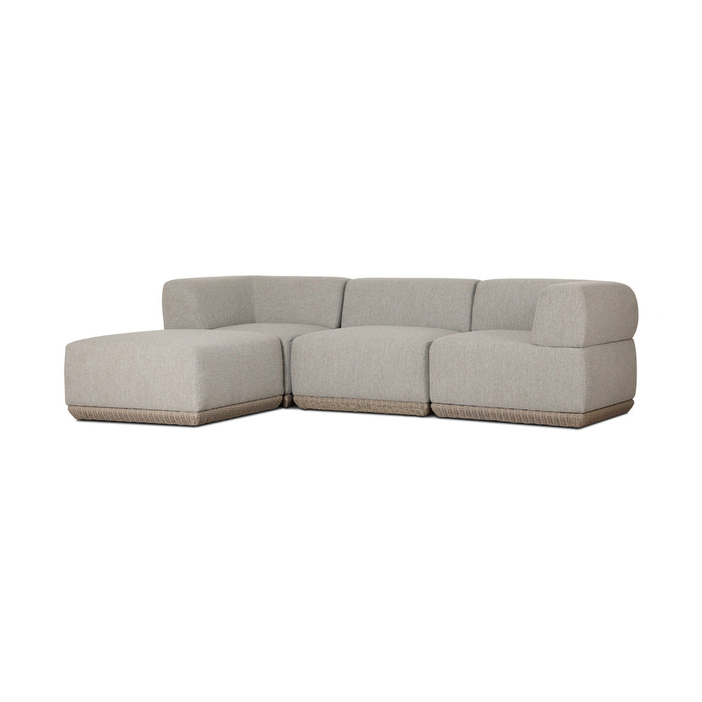 Evander Outdoor Sectional with Ottoman