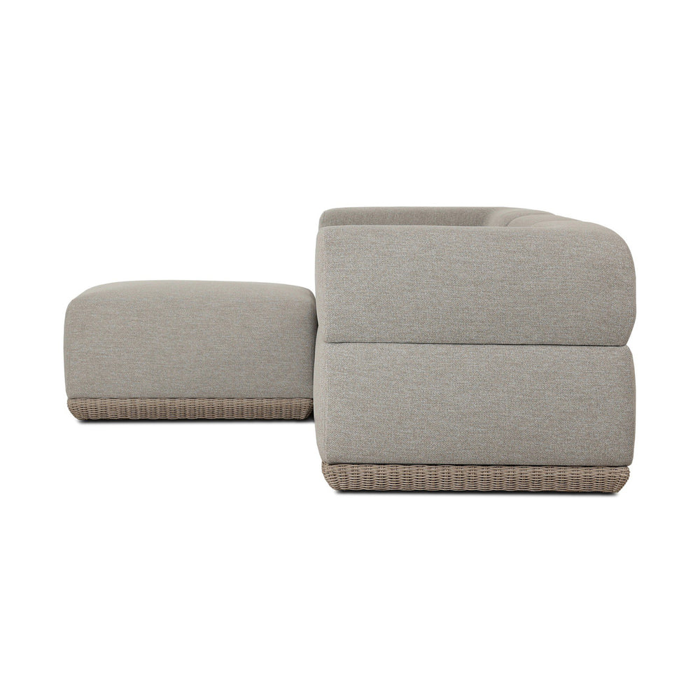 Evander Outdoor Sectional with Ottoman