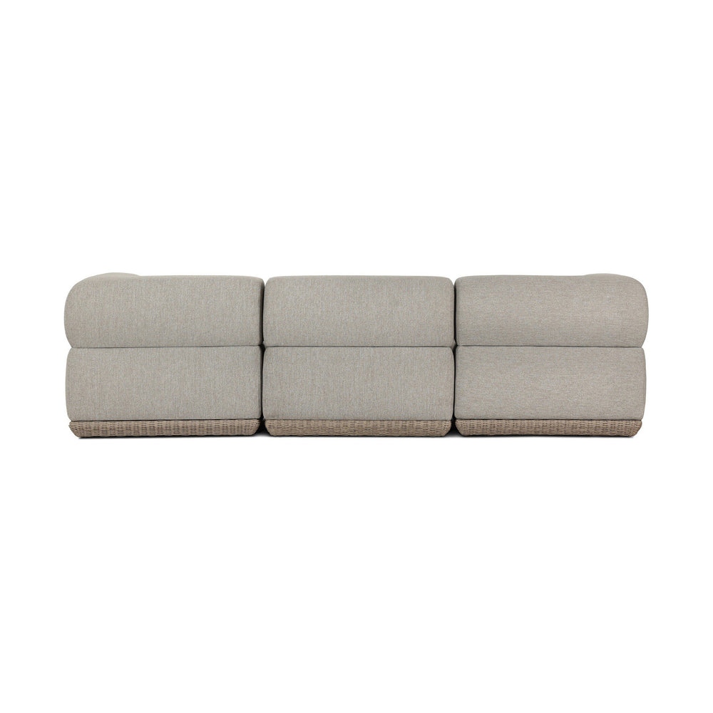 Evander Outdoor Sectional with Ottoman