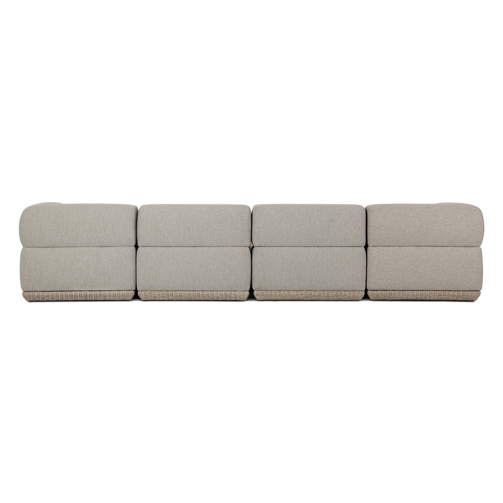 Evander Outdoor Sectional with Ottoman