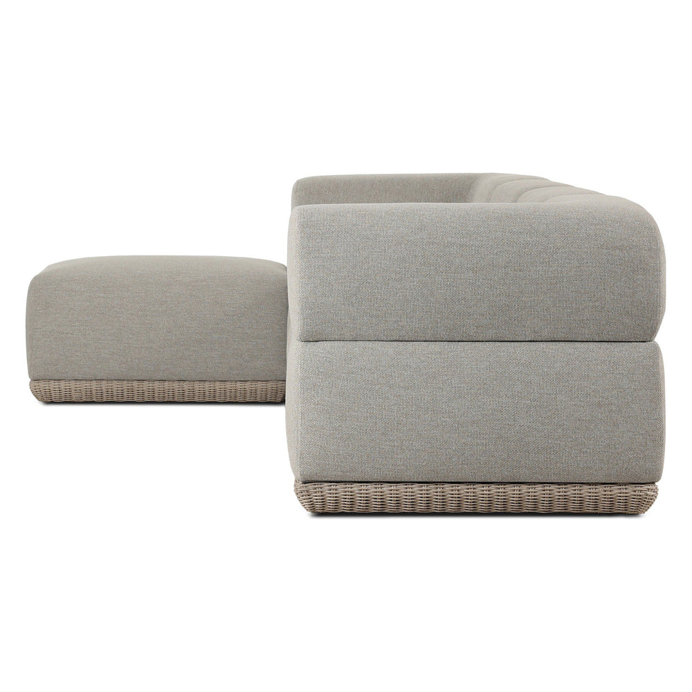 Evander Outdoor Sectional with Ottoman