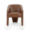 Fae Dining Chair  option Sonoma Chestnut Leather
