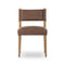 Ferris Dining Chair  option Palermo Cigar Leather / Palermo Cigar Leather / Light Oak