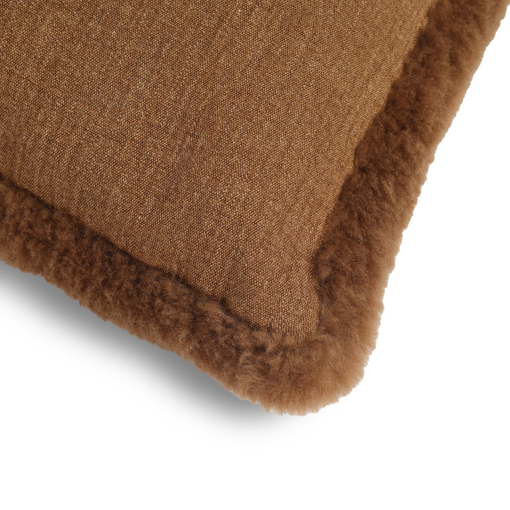 Finlo Shearling Throw Pillow
