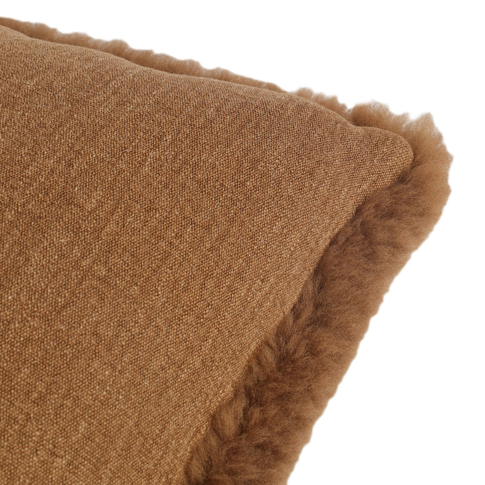 Finlo Shearling Throw Pillow