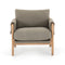 Harrison Lounge Chair  option Villa Olive / Burnished Parawood
