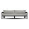 Jackson Outdoor Sofa  option Concha Fog / Aluminum
