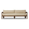 Jackson Outdoor Sofa  option Ellor Beige / Teak