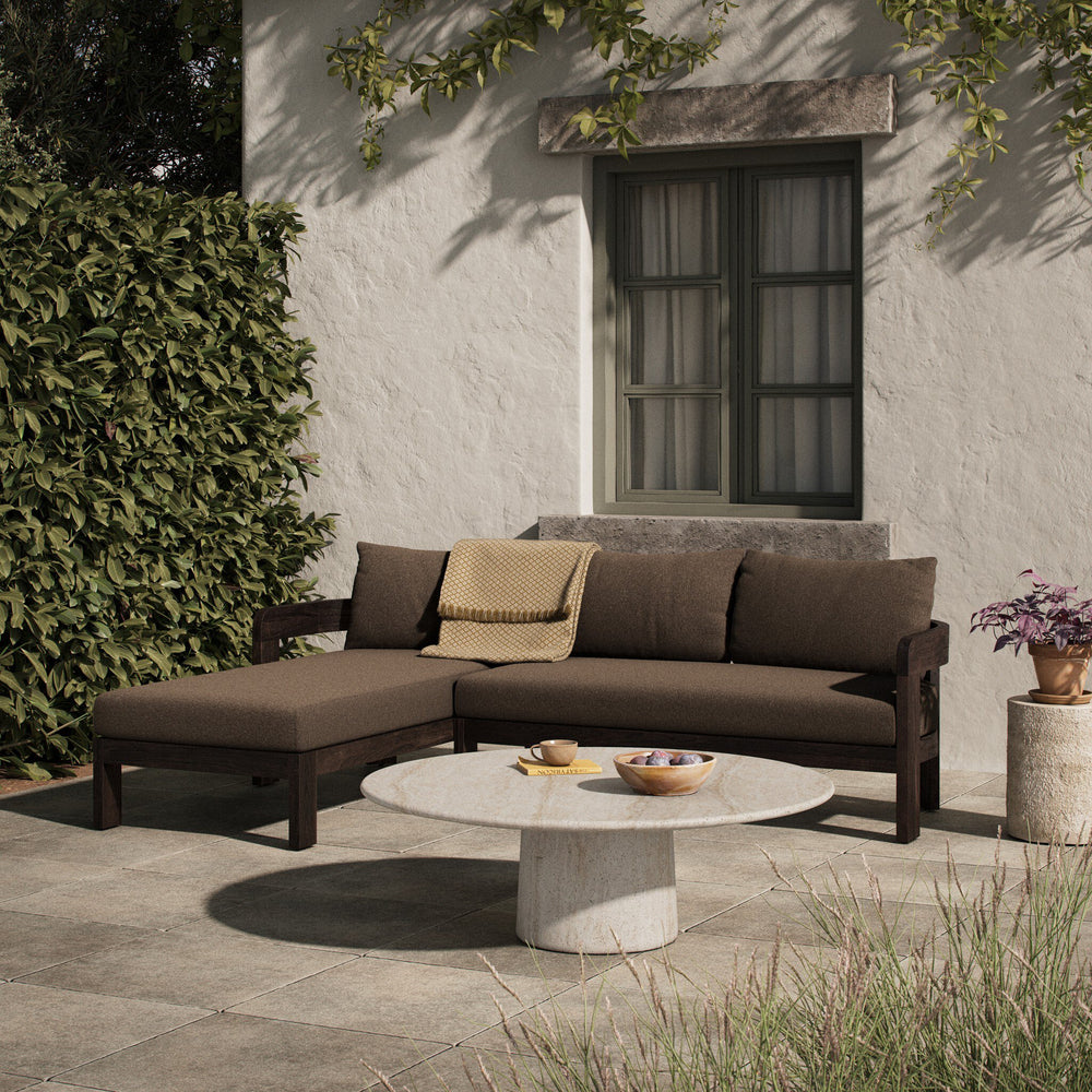 Jackson Outdoor 2-Piece Sectional with Wood Base
