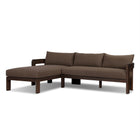 Jackson Outdoor 2-Piece Sectional with Wood Base