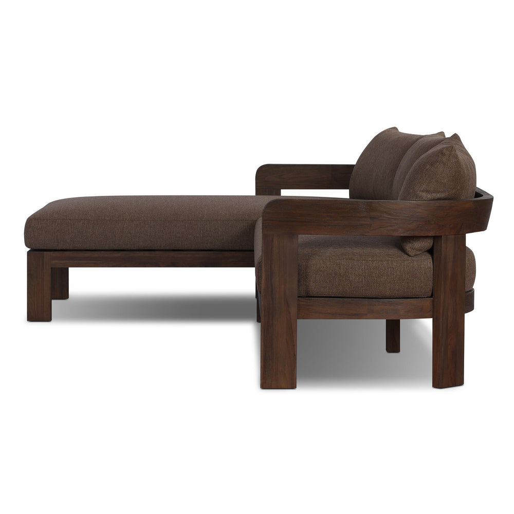 Jackson Outdoor 2-Piece Sectional with Wood Base
