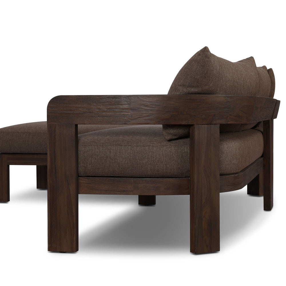 Jackson Outdoor 2-Piece Sectional with Wood Base