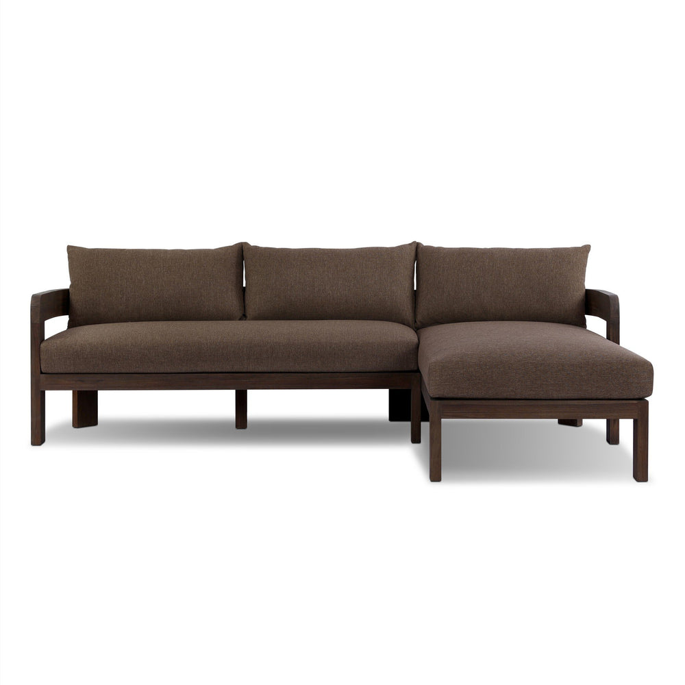 Jackson Outdoor 2-Piece Sectional with Wood Base