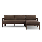 Jackson Outdoor 2-Piece Sectional with Wood Base
