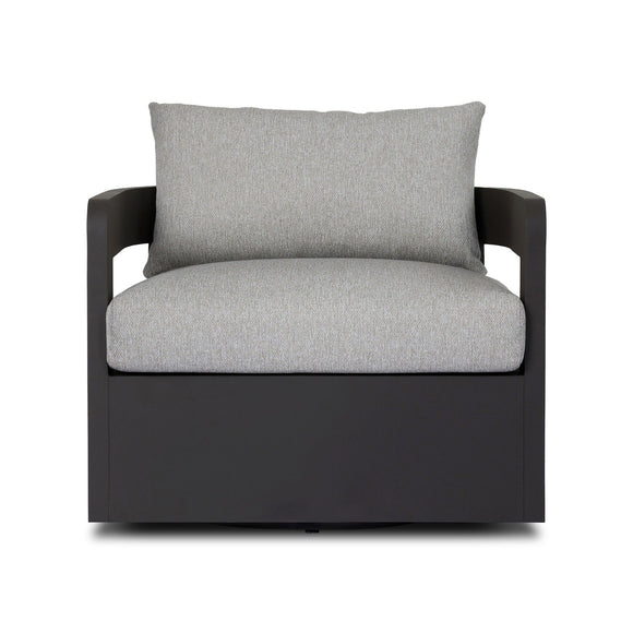 Jackson Outdoor Swivel Chair with Metal Base