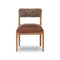 Jazelle Dining Chair  option Taupe Shearling / Havana Brown
