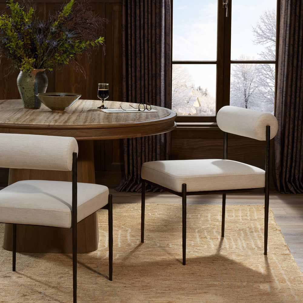 Jazelle Dining Chair with Metal Base