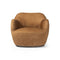Julius Swivel Chair  option Nubuck Cognac Leather