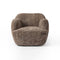 Julius Swivel Chair  option Taupe Shearling