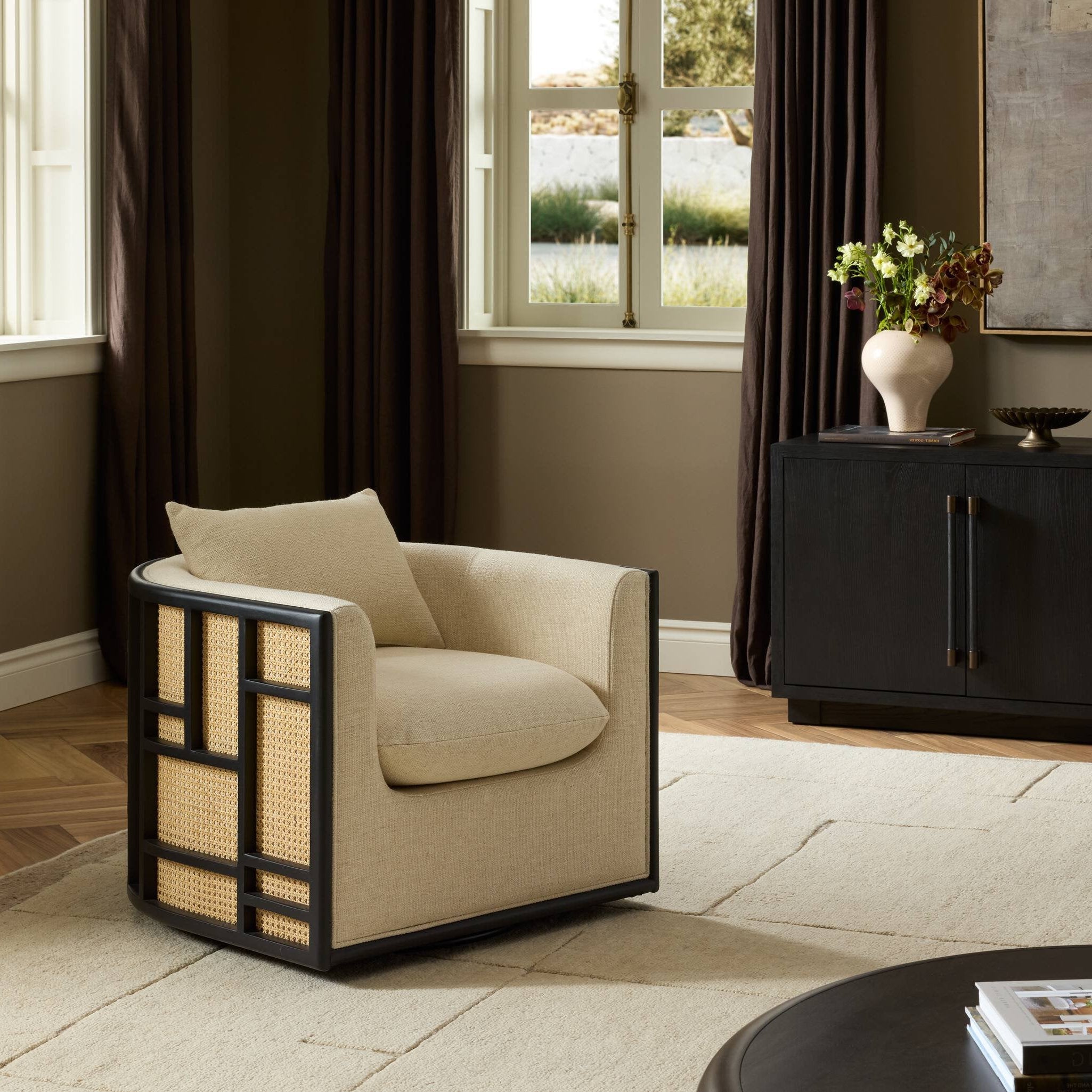 Four Hands June Swivel Chair - 2Modern