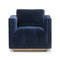Kiera Swivel Chair  option Surrey Midnight / Weathered Sepia