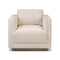 Kiera Swivel Chair  option Thames Cream / Amber Oak
