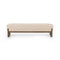 Kirby Accent Bench  option Solema Cream / Distressed Natural