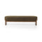 Kirby Accent Bench  option Sutton Olive / Vintage Natural