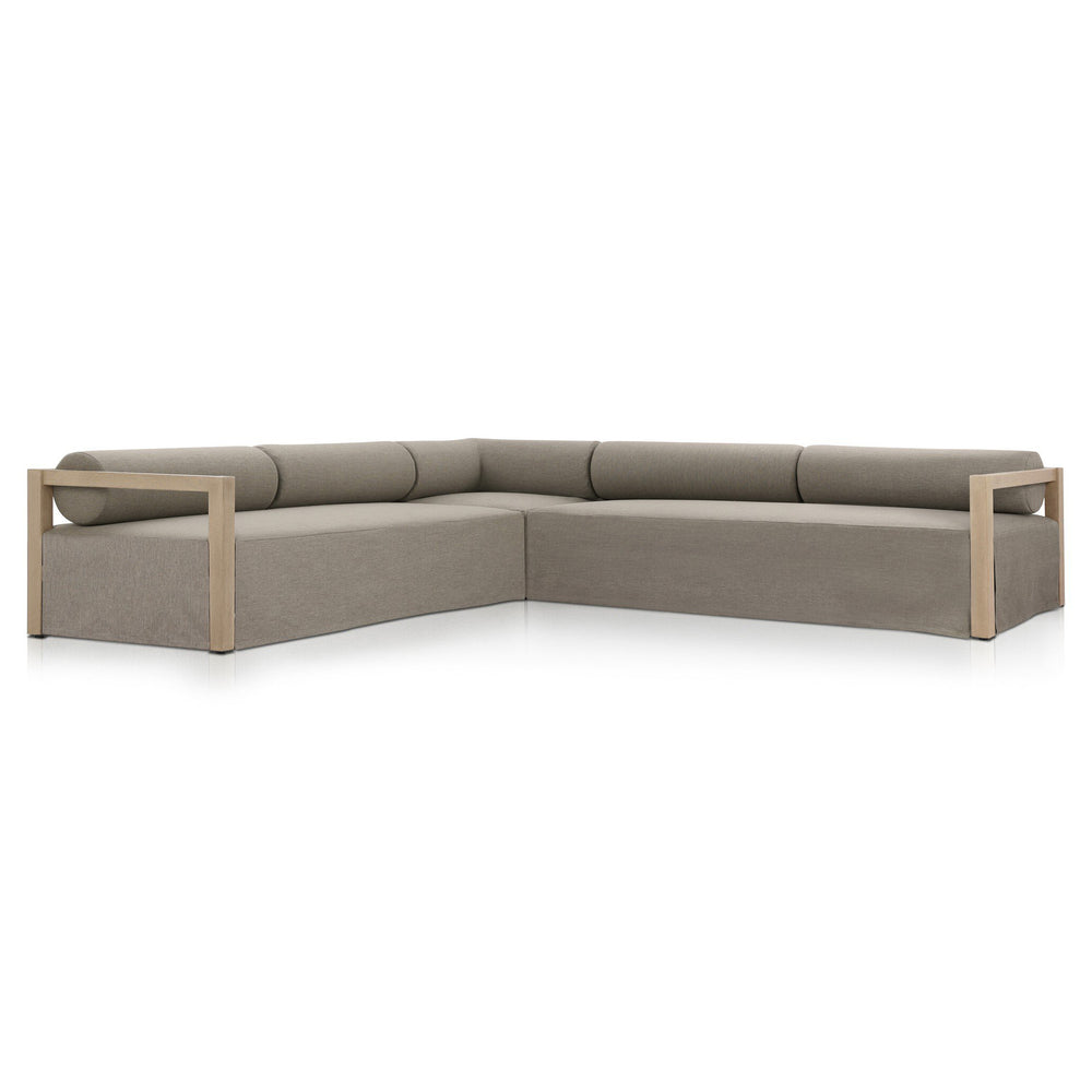 Laskin Outdoor 3-Piece Sectional Sofa