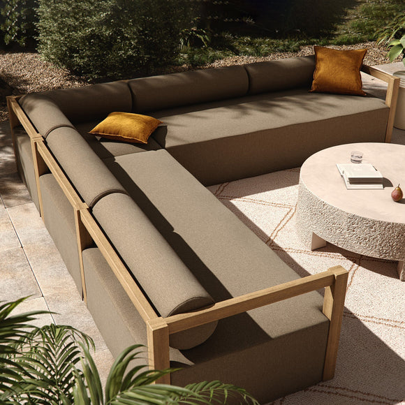 Laskin Outdoor 3-Piece Sectional Sofa