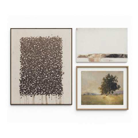 Layers of Time by Multi-Artist Wall Art (Set of 3)
