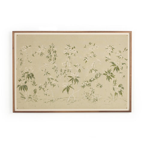 Linen Chinoiserie by Laurel-Dawn Latshaw Wall Art