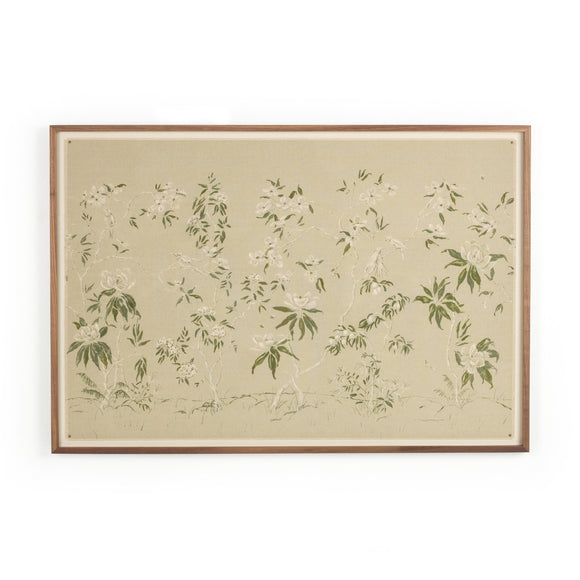 Linen Chinoiserie by Laurel-Dawn Latshaw Wall Art